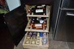 Slide out wine rack #023